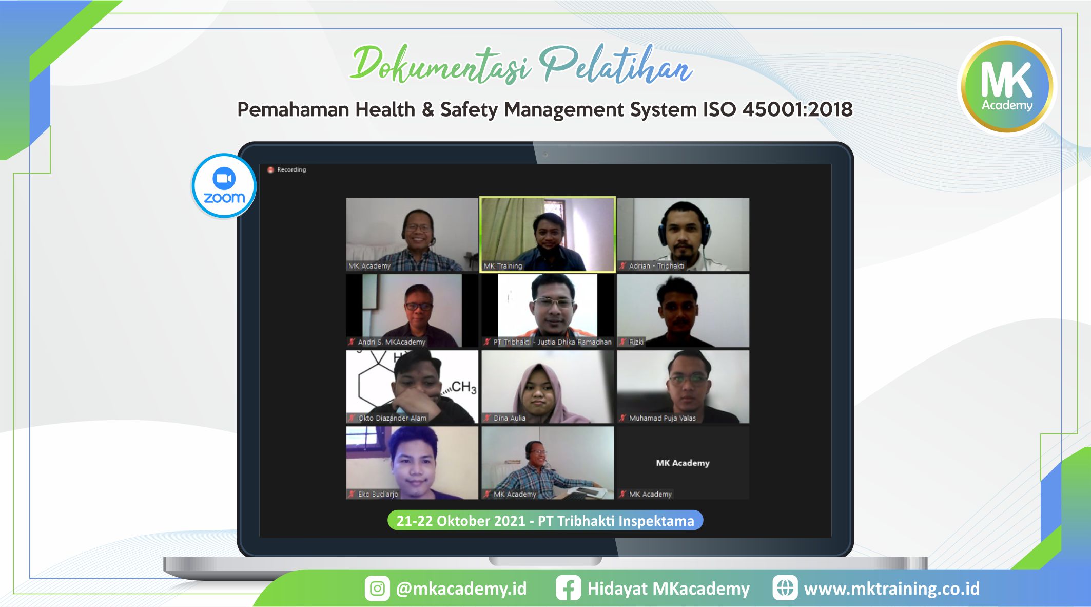 Pemahaman Health & Safety Management System ISO 45001:2018