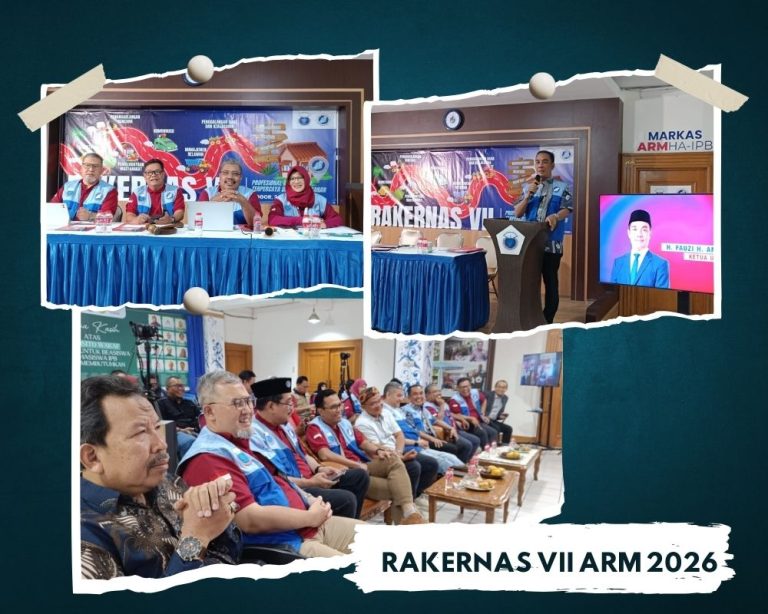 SUKSES GELAR RAKERNAS VII, ARM HA-IPB FOKUS PADA PROFESIONALISME DAN LAYANAN KEMANUSIAAN BERKUALITAS