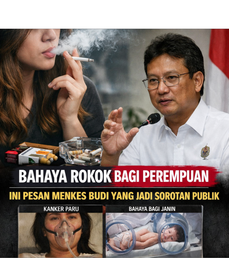 Bahaya Rokok bagi Perempuan, Ini Pesan Menkes Budi yang Jadi Sorotan Publik
