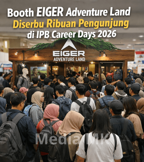 Booth EIGER Adventure Land Diserbu Ribuan Pengunjung di IPB Career Days 2026
