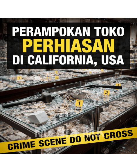 Perampokan Toko Perhiasan di California USA