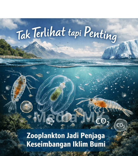 Tak Terlihat tapi Penting, Zooplankton Jadi Penjaga Keseimbangan Iklim Bumi