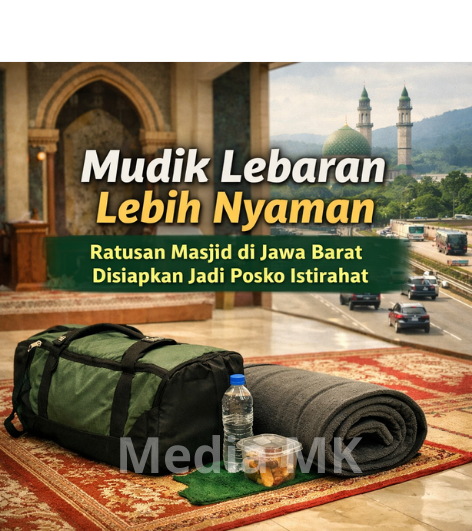 Mudik Lebaran Lebih Nyaman, Ratusan Masjid di Jawa Barat Disiapkan Jadi Posko Istirahat