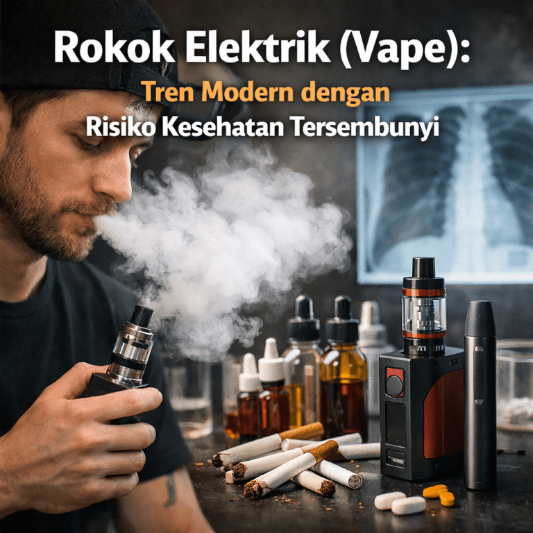 Rokok Elektrik (Vape): Tren Modern dengan Risiko Kesehatan Tersembunyi