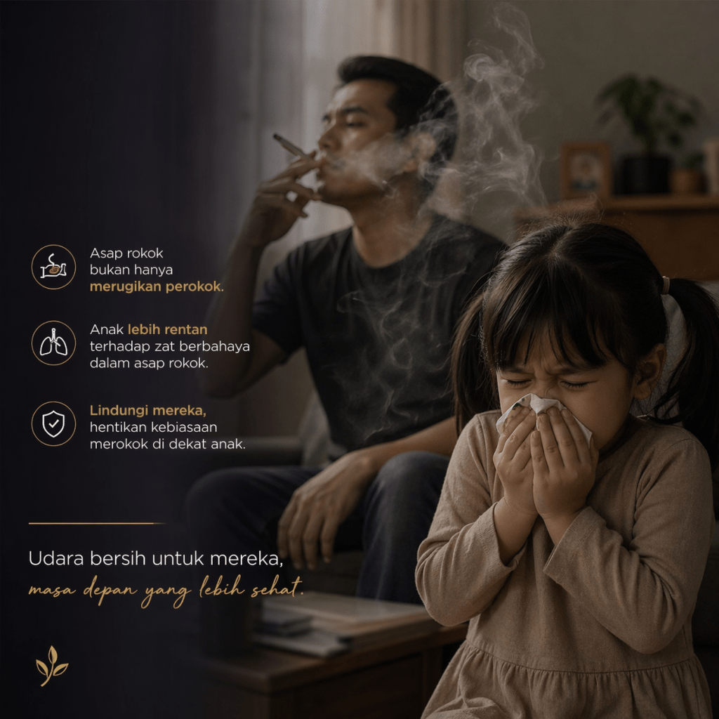 Masih Merokok di Dekat Anak? Ini Risiko yang Mengintai
