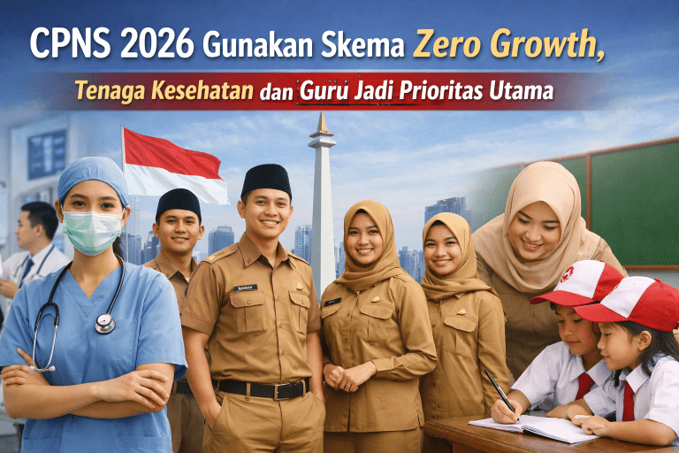 CPNS 2026 Gunakan Skema Zero Growth, Tenaga Kesehatan dan Guru Jadi Prioritas Utama