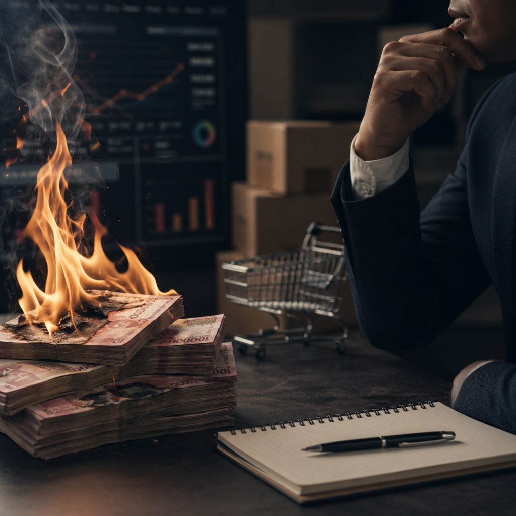 Fenomena Bakar Uang di Perusahaan Marketplace, Untung atau Buntung?