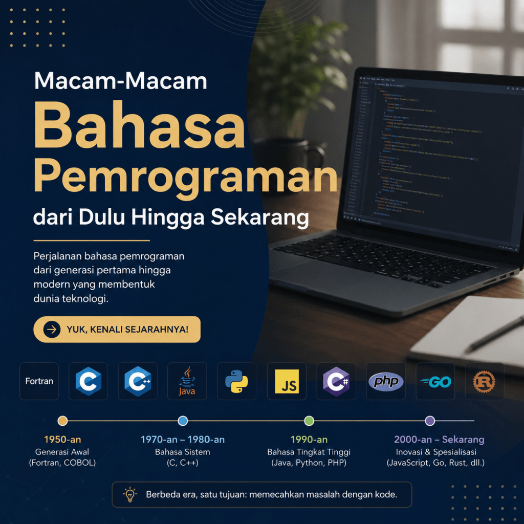 Macam-Macam Bahasa Pemrograman dari Dulu Hingga Sekarang