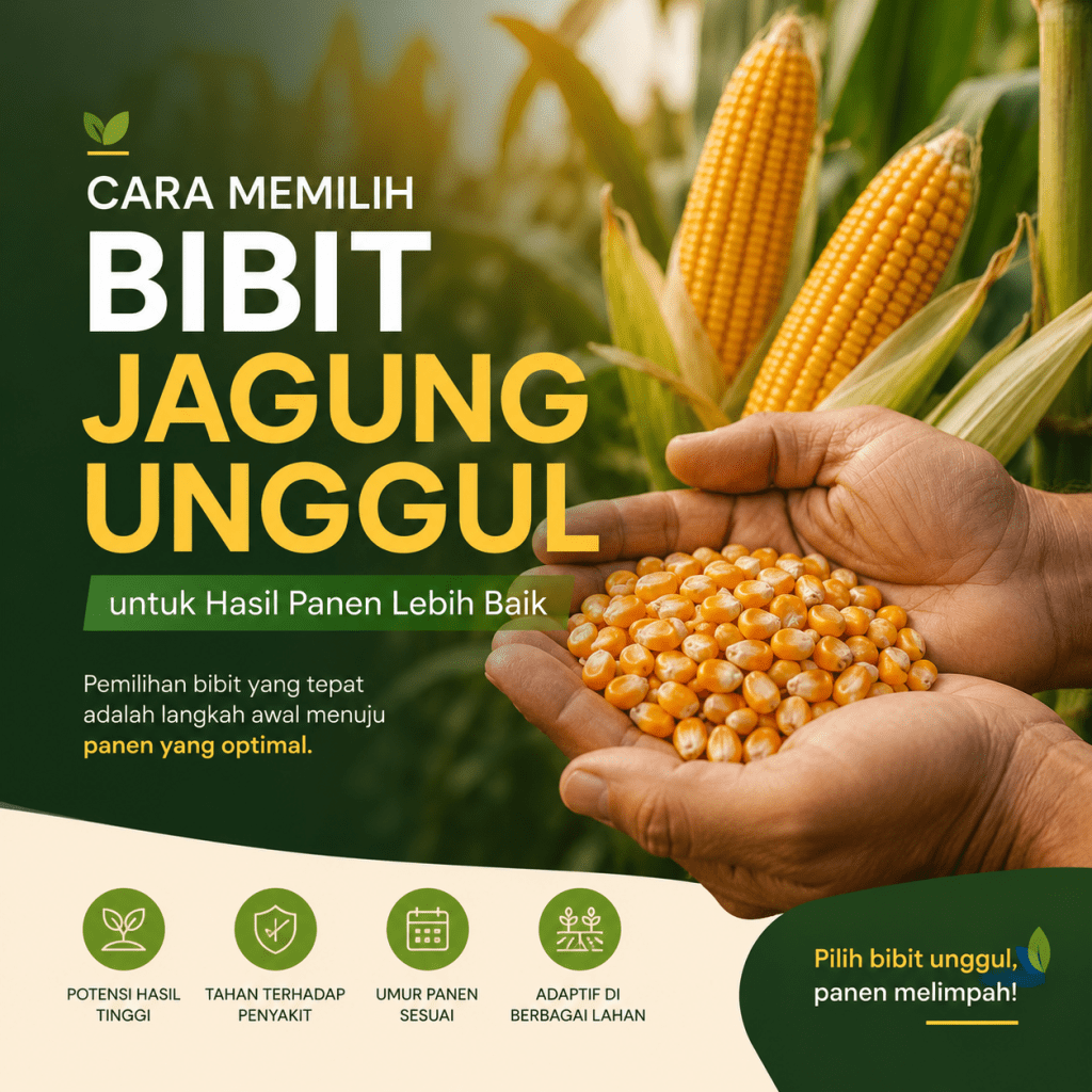 Cara Memilih Bibit Jagung Unggul untuk Hasil Panen Lebih Baik
