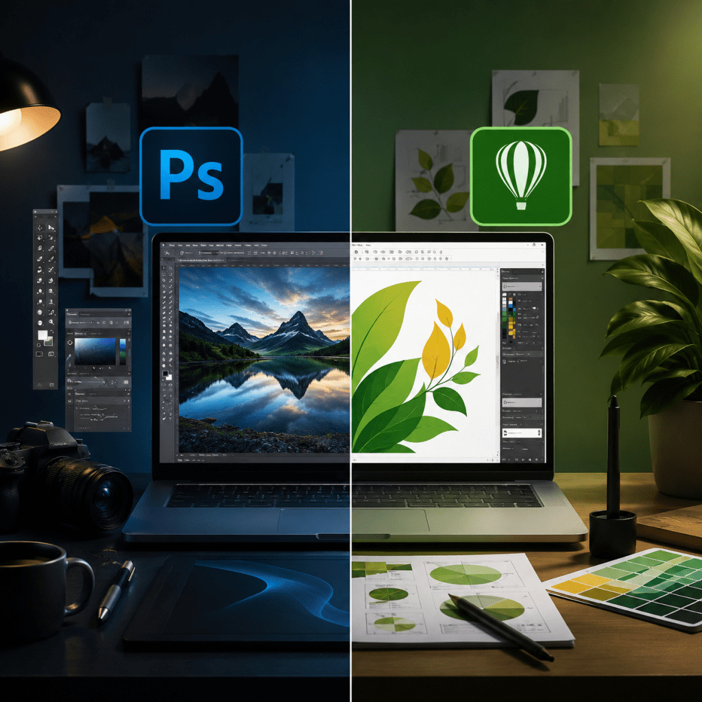 Perbedaan Photoshop dan CorelDRAW dalam Dunia Desain Grafis