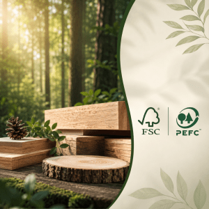 Produk hasil hutan yang berkelanjutan/Sustainable Forest Product Standar FSC & PEFC