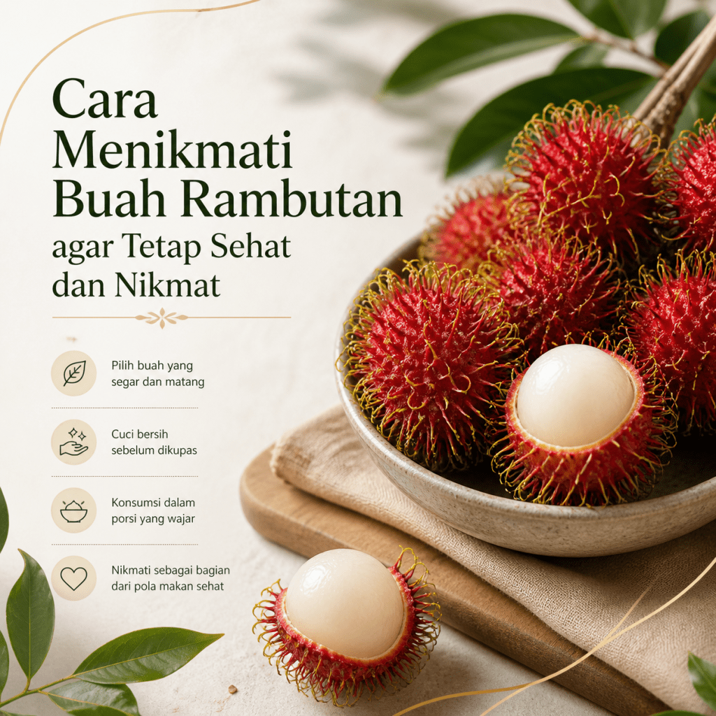 Cara Menikmati Buah Rambutan agar Tetap Sehat dan Nikmat