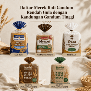 Daftar Merek Roti Gandum Rendah Gula dengan Kandungan Gandum Tinggi