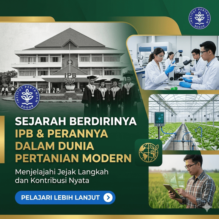 Sejarah Berdirinya IPB dan Perannya dalam Dunia Pertanian Modern
