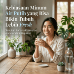 Kebiasaan Minum Air Putih yang Bisa Bikin Tubuh Lebih Fresh