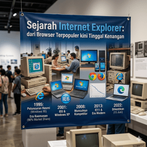 Sejarah Internet Explorer dari Browser Terpopuler kini Tinggal Kenangan