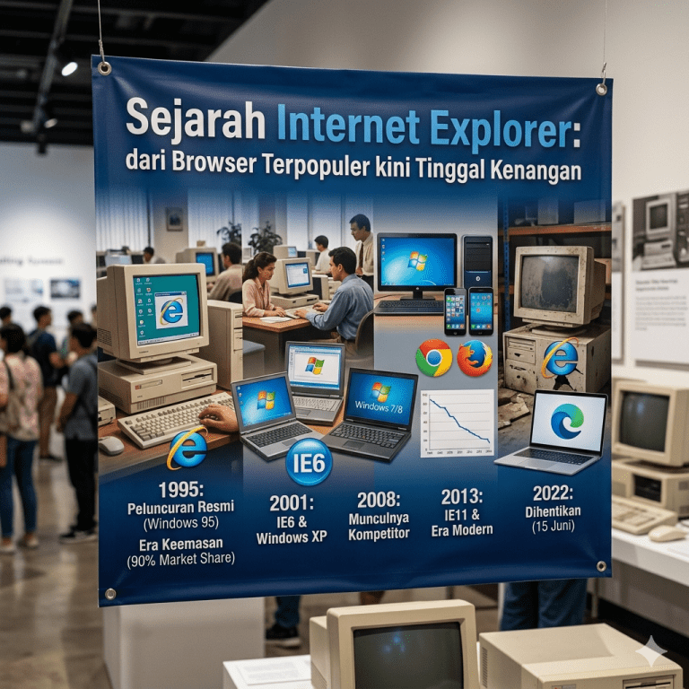 Sejarah Internet Explorer dari Browser Terpopuler kini Tinggal Kenangan