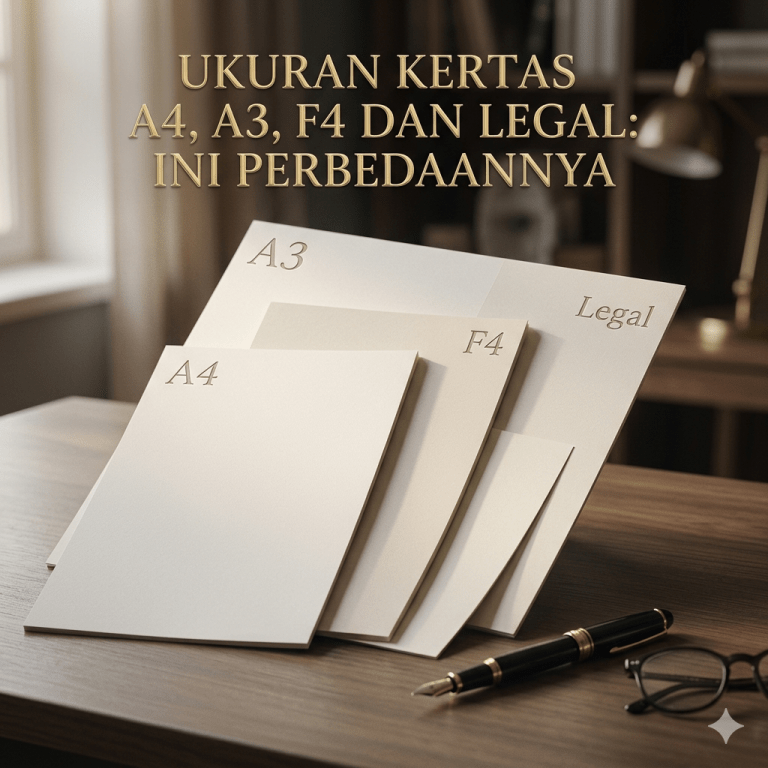 Ukuran Kertas A4, A3, F4 dan Legal: Ini Perbedaannya