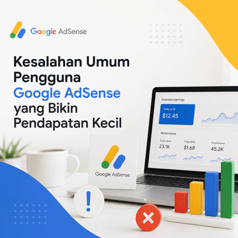 Kesalahan Umum Pengguna Google AdSense yang Bikin Pendapatan Kecil