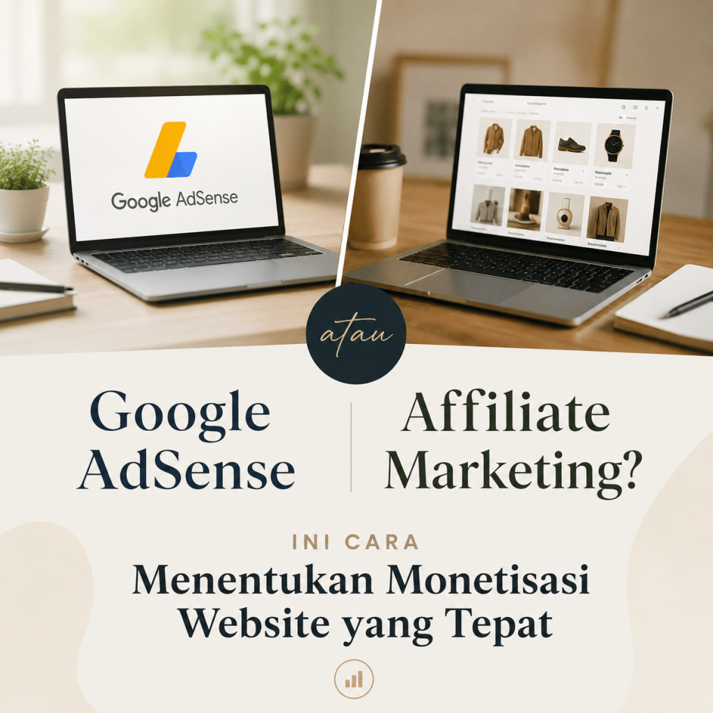 Google AdSense atau Affiliate Marketing? Ini Cara Menentukan Monetisasi Website yang Tepat