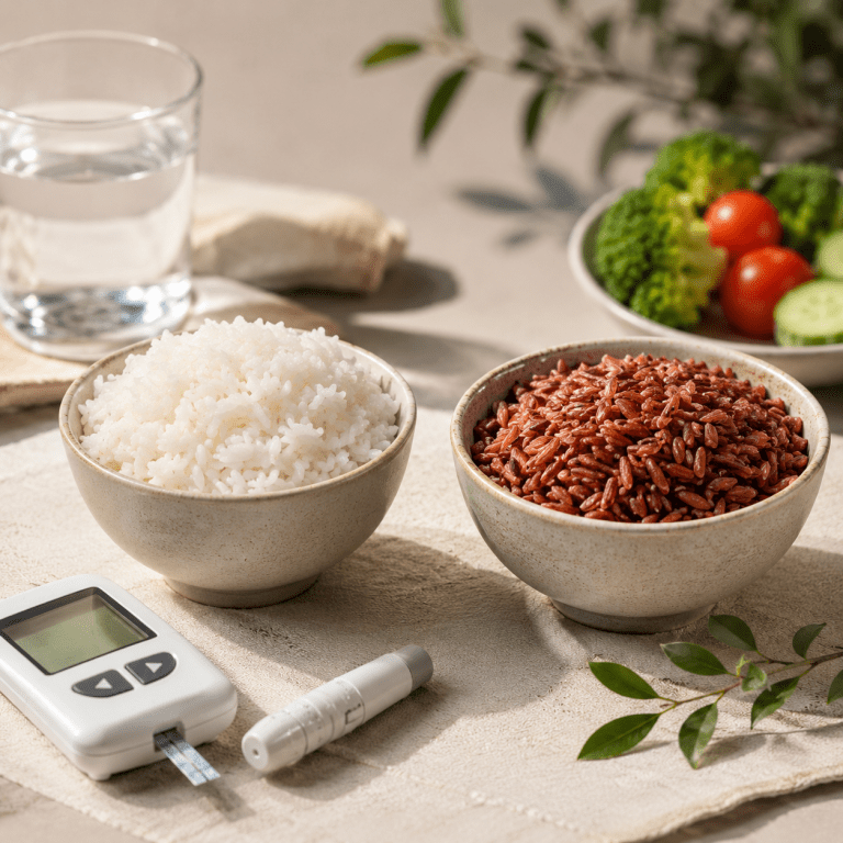 Kandungan Gula pada Nasi Putih dan Merah untuk Penderita Diabetes