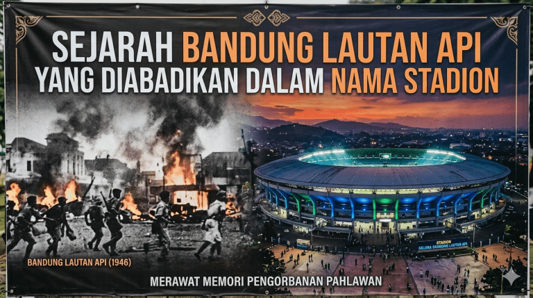 Sejarah Bandung Lautan Api yang Diabadikan dalam Nama Stadion