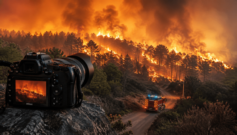 Kekeringan Ekstrem Picu Kebakaran Hutan di Gironde