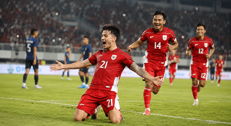 Mitchell Baker Cetak Hattrick, Timnas Indonesia Libas Kamboja 5-1 di Pakansari
