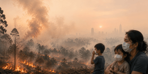 Karhutla Berdampak pada 3,4 Juta Warga, Kabut Asap Bawa Ancaman Kesehatan