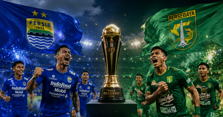 Final Piala Presiden 2026: Persib Bandung vs Persebaya Surabaya, Duel Dua Raksasa yang Dinanti Suporter