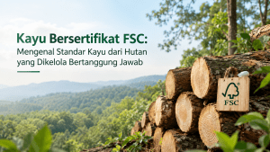 Kayu Bersertifikat FSC: Mengenal Standar Kayu dari Hutan yang Dikelola Bertanggung Jawab