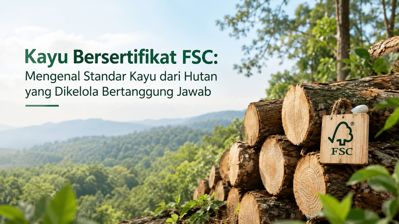 Kayu Bersertifikat FSC: Mengenal Standar Kayu dari Hutan yang Dikelola Bertanggung Jawab