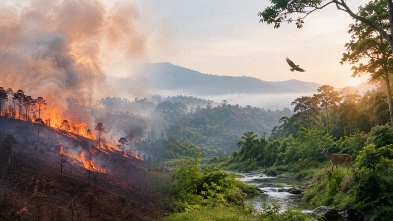 Kebakaran Hutan dan Rewilding: Benarkah Pemulihan Alam Memicu Api?
